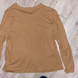 EUC - Women’s Long Sleeve Light Brown / Tan / Copper Shirt - Size XL - Old Navy